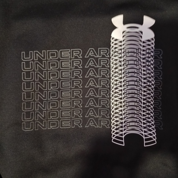 Youth Black UA Hoodie - Picture 2 of 4